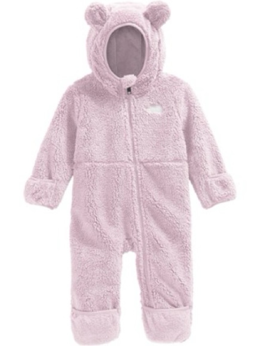 Teddy onesie the north face light pink campshire